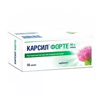 Изображение товара Карсил Форте капсулы 90мг, №30