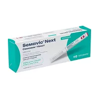 Изображение товара Семавик Некст раствор д/п/к введ. 0,25мг/доза, 3мл №1+4иглы