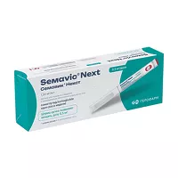 Изображение товара Семавик Некст раствор д/п/к введ. 0,5мг/доза, 3мл №1+4иглы