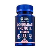 Изображение товара GLS Фолиевая кислота капсулы 600мкг, №60