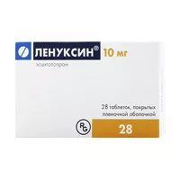 Изображение товара Ленуксин таблетки покрыт. п/о 10мг, №28