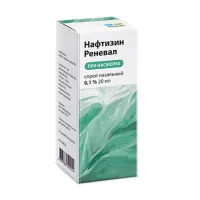 Изображение товара Нафтизин Реневал спрей назальный 0,1%, 20мл Обновление ПФК