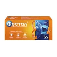 Изображение товара Фестал таблетки кишечнораств. п/о, №100 Л.Лимитед