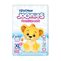 Изображение товара Joonies Premium Soft подгузники-трусики р.XL (12-17 кг), 17шт