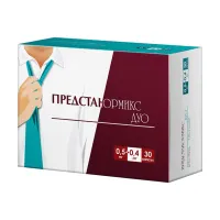 Изображение товара Предстанормикс дуо капсулы с модиф. высвоб. 0,5мг+0,4мг, №30