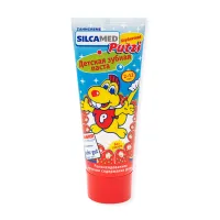 Изображение товара SilcaMed Putzi детская зубная паста клубничная (2-12лет), 75мл