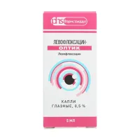 Изображение товара Левофлоксацин-Оптик капли глазные 0,5%, 5мл Лекко