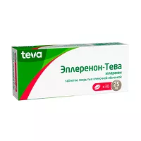 Изображение товара Эплеренон-Тева таблетки покрыт. п/о 25мг, №30
