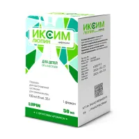 Изображение товара Иксим Люпин порошок д/пригот.сусп. д/приема внутрь 100мг/5мл, 25г(50мл)