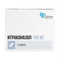 Изображение товара Итраконазол капсулы 100мг, №15