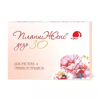 Изображение товара ПланиЖенс дезо 30 таблетки 150мкг+30мкг, №21