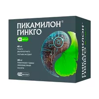 Изображение товара Пикамилон Гинкго капсулы 40мг+20мг, №90