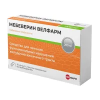 Изображение товара Мебеверин-Велфарм капсулы с пролонг. высвоб. 200мг, №30
