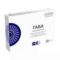 Изображение товара Supreme Pharmatech Габа липосомальная капсулы 50мг, №30