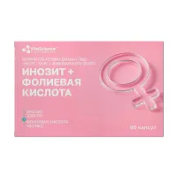Изображение товара Vitascience Инозит+Фолиевая кислота капсулы, №60