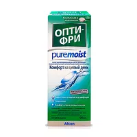 Изображение товара Опти-Фри Пюрмоист многофункциональный раствор для обработки и хранения контактных линз +контейнер, 90мл