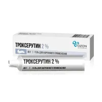 Изображение товара Троксерутин гель д/наружн. прим. 2%, 40г