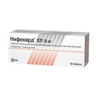 Изображение товара Нифекард ХЛ таблетки с пролонг. высвоб. покрыт. п/о 30мг, №60