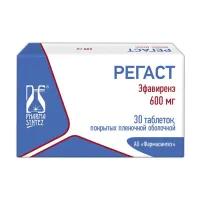 Изображение товара Регаст таблетки покрыт. п/о 600мг, №30