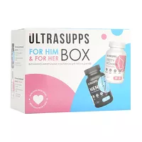 Изображение товара Ultrasupps Box комплекс мультивитаминов для него и для нее набор таблеток, №120(№60+№60)