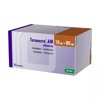 Изображение товара Телмиста АМ таблетки 10мг+80мг, №84