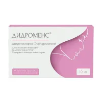 Изображение товара Дидроменс таблетки покрыт. п/о 10мг, №28