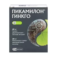 Изображение товара Пикамилон Гинкго капсулы 40мг+20мг, №50