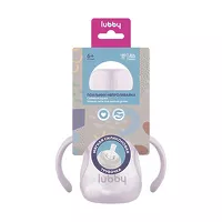 Изображение товара Lubby поильник непроливайка съёмные ручки (6+мес), цвет розовый, 180мл