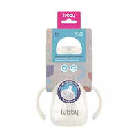 Изображение товара Lubby поильник-непроливайка съёмные ручки (6+мес), цвет молочный, 180мл