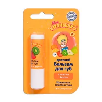 Изображение товара Моё Солнышко бальзам для губ детский с ароматом фруктов (12+мес), 2,8г