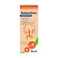 Изображение товара Амбробене Стоптуссин капли д/приема внутрь 4мг+100мг/мл, 50мл