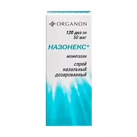 Изображение товара Назонекс спрей назальный дозированный 50мкг/доза, 120доз