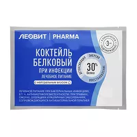 Изображение товара Леовит Pharma коктейль белковый при инфекции с нейтральным вкусом, 20г
