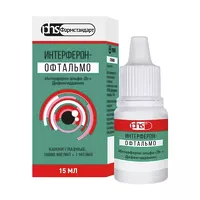 Изображение товара Интерферон Офтальмо капли глазные 10000МЕ/мл+1мг/мл, 15мл Лекко