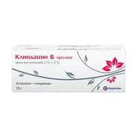Изображение товара Клиндацин Б пролонг крем вагинальный 2%+2%, 19г