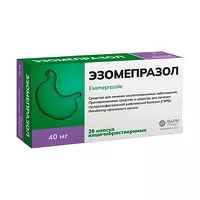 Изображение товара Эзомепразол капсулы кишечнораст. 40мг, №28