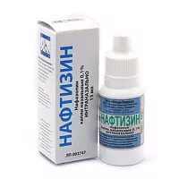 Изображение товара Нафтизин капли назальные 0,1%, 15мл