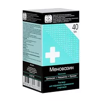 Изображение товара Меновазин раствор д/наружн. прим. спиртовой, 40мл