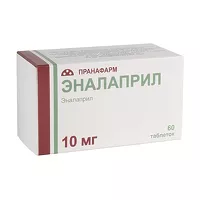 Изображение товара Эналаприл таблетки 10мг, №60