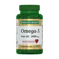 Изображение товара Nature's Bounty Рыбий жир Омега-3 капсулы, №50