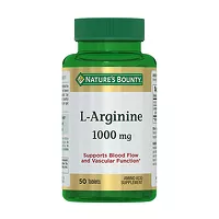Изображение товара Nature's Bounty L-аргинин таблетки 1000мг, №50