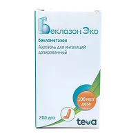 Изображение товара Беклазон ЭКО аэроз. д/ингал. доз. 100мкг/доза, 200доз