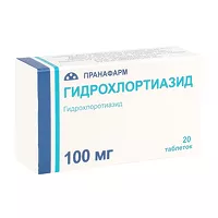 Изображение товара Гидрохлортиазид таблетки 100мг, №20