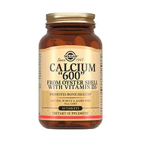 Изображение товара Solgar Кальций-600 из раковин устриц с витамином Д3 таблетки 600мг+300МЕ, №60