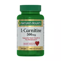Изображение товара Nature's Bounty L-карнитин таблетки 500мг, №30