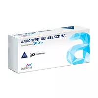 Изображение товара Аллопуринол Авексима таблетки 300мг, №30