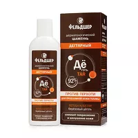 Изображение товара Фельдшер шампунь дерматологический дегтярный против перхоти для проблемной кожи головы, 190мл