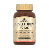 Изображение товара Solgar Легкодоступное железо Джентл Айрон капсулы 25мг, №90