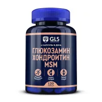 Изображение товара GLS Глюкозамин Хондроитин МСМ капсулы, №120