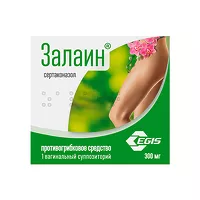 Изображение товара Залаин суппозитории ваг. 300мг, №1